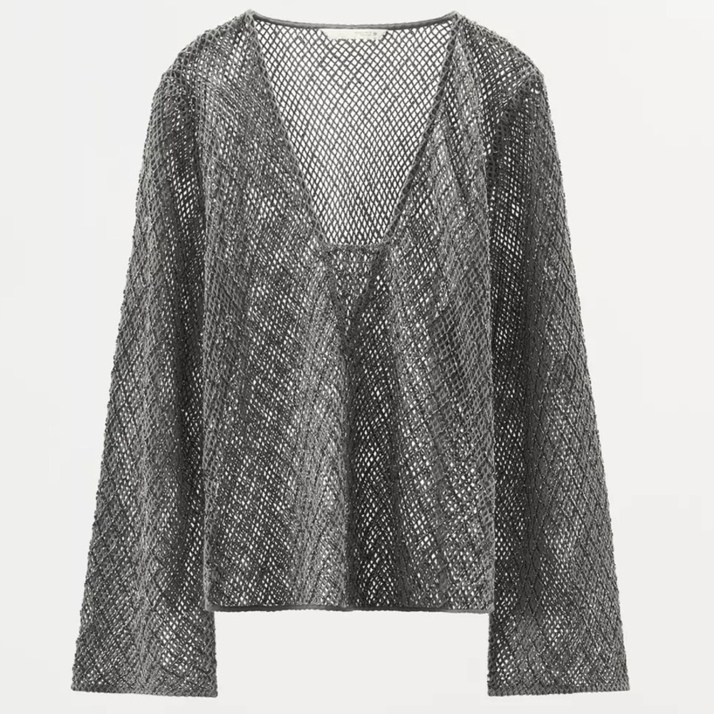 Zara limited edition beaded crochet top - Picture 8 of 16